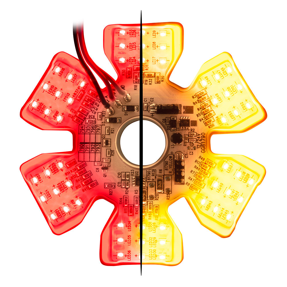 Dual Color Ultra Thin Hex LED Air Cleaner Lights