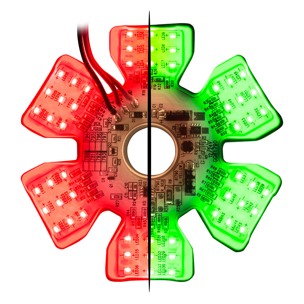 Dual Color Ultra Thin Hex LED Air Cleaner Lights