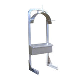 86"H Aluminum Hose Rack with Fitting Box