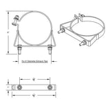 Kenworth 6" Stainless Steel Exhaust Clamp