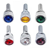 Peterbilt 1/4" - 20 Thread Knurled Head Dash Screw with Crystal - 14 Pack