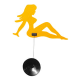 Colorful Waving Ladies with Suction Cup Mount
