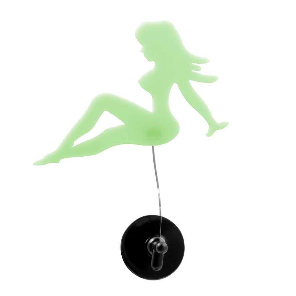 Glow in the Dark Waving Lady with Suction Cup