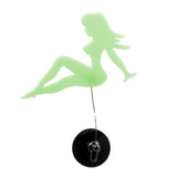 Glow in the Dark Waving Lady with Suction Cup