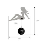 Glow in the Dark Waving Lady with Suction Cup
