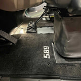 Peterbilt 589 Carpet Two Piece Black Floor Mats