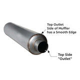 5" Inlet/Outlet x 51" Aluminized Muffler