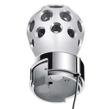 Silver Thread-On Anodized Phoenix Style Ball Gearshift Knob with LED 13/15/18 Adapter