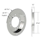 5-1/2" Stainless Adapter Kit for 4" Watermelon Sleeper Bunk Light