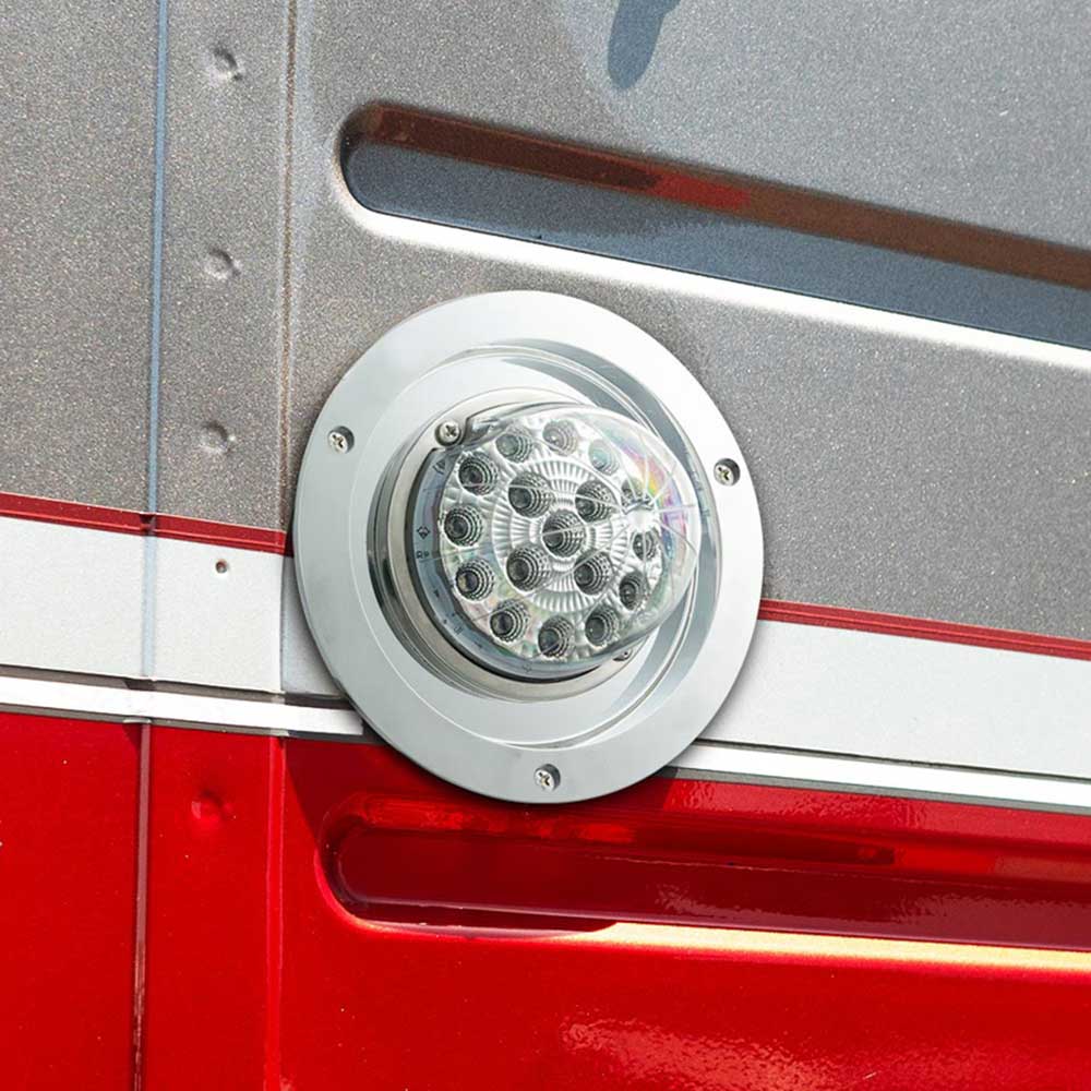 5-1/2" Stainless Adapter Kit for 4" Watermelon Sleeper Bunk Light