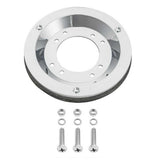 4" Concave Chrome Sleeper Bunk LED Adapter for 2" Watermelon Light