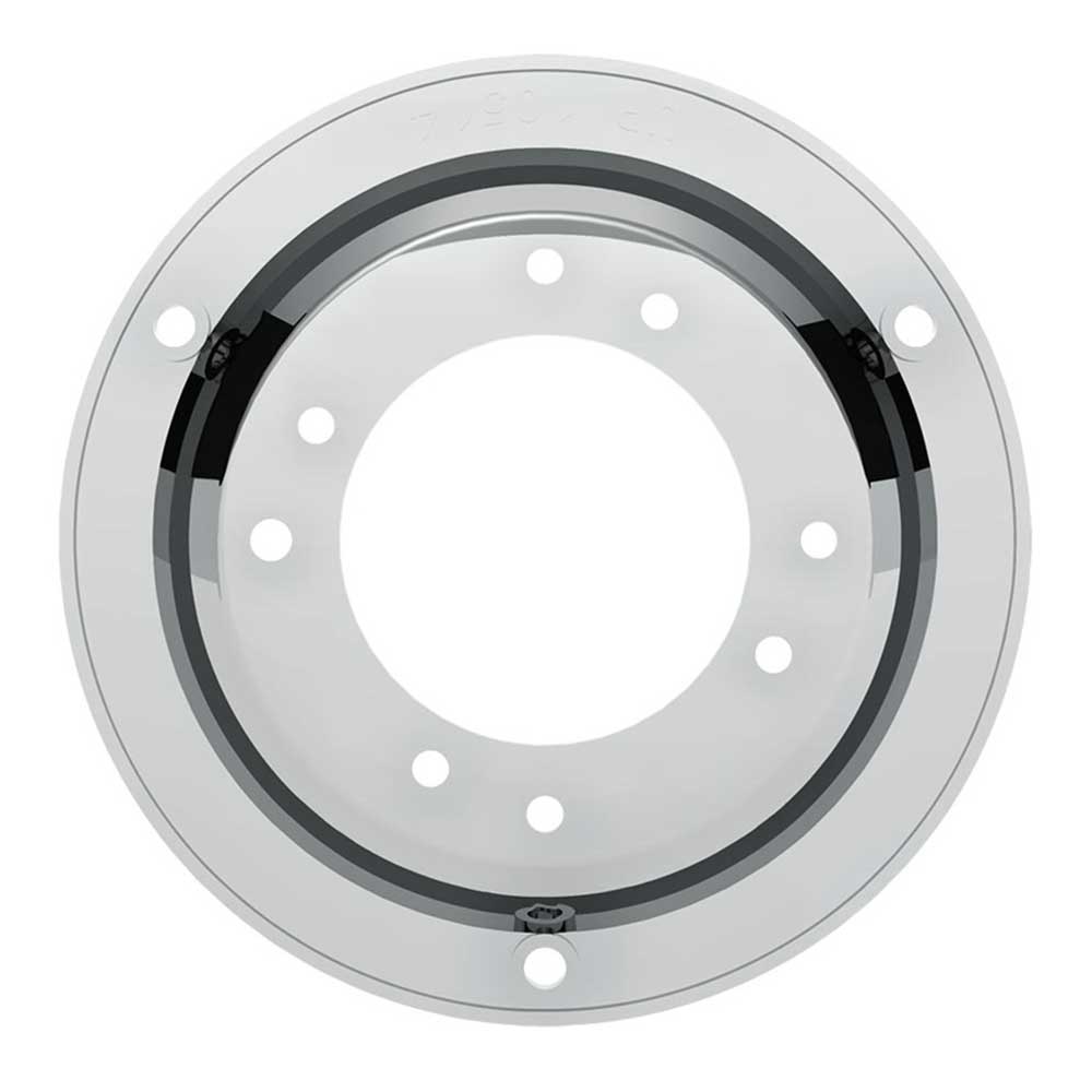 4" Concave Chrome Sleeper Bunk LED Adapter for 2" Watermelon Light