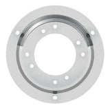 4" Convex Chrome Sleeper Bunk LED Adapter for 2" Watermelon Light