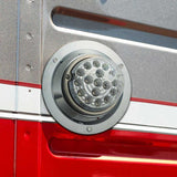 4" Convex Chrome Sleeper Bunk LED Adapter for 2" Watermelon Light