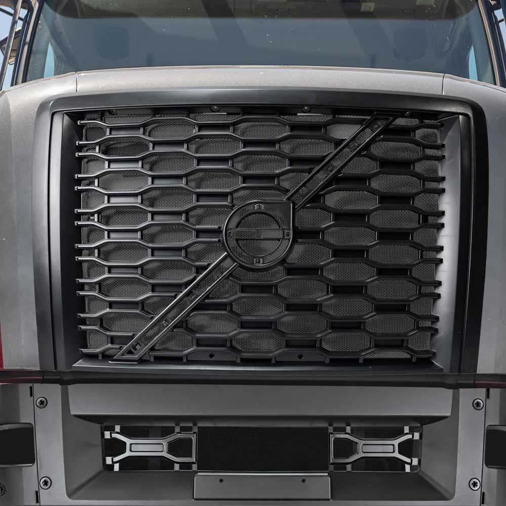 Volvo VNL 2018+ Black Replacement Grill with Bug Screen