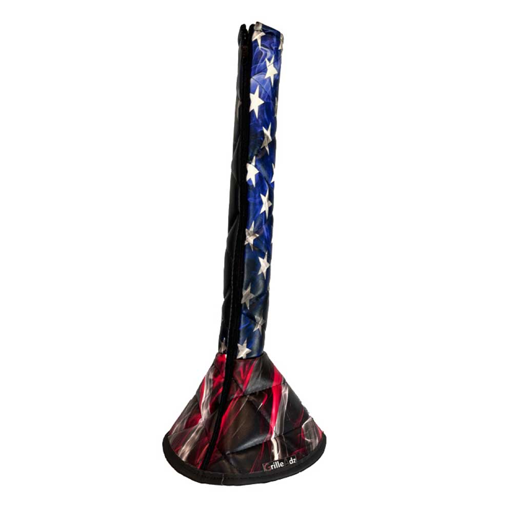 Smokey Flag Quilted Shifter Cover