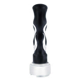 Black, Chrome Flame Thread On GearShift with 9/10 Speed Adapter