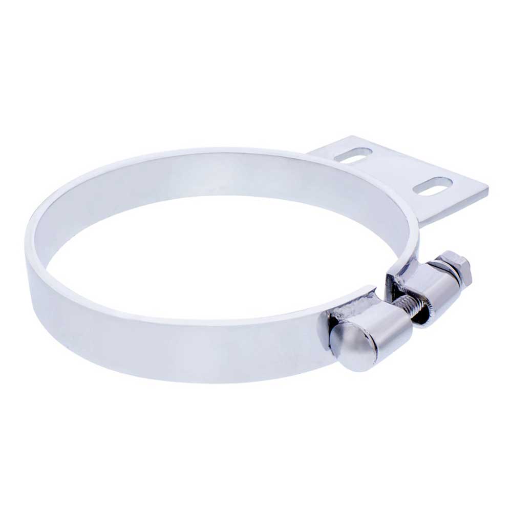 6"D x 1"W Peterbilt Chrome Exhaust Clamp