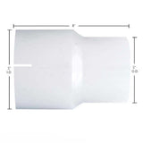 5"ID to 5"OD x 6"L Chrome Exhaust Connector