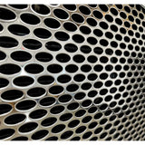 Peterbilt 389, 589 SS Punched Grill Insert with 3/8" Oval Holes