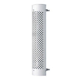 10"D x 48"L 270 Degree Stainless Steel Exhaust Shield with Round Holes