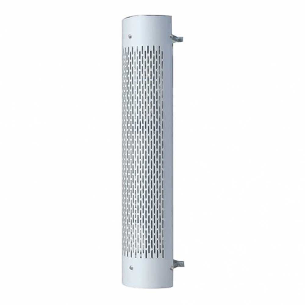 9"D x 48"L 270 Degree Stainless Steel Exhaust Shield with Vertical Slots