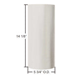 6"ID to 6"OD x 14-1/8"L Steel with Zinc Plating Exhaust Connector Sleeve