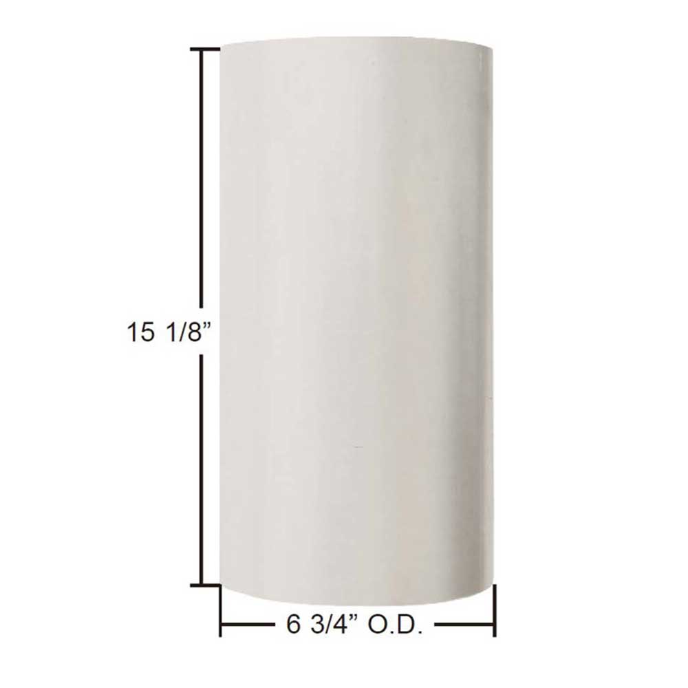 7"OD to 7"OD x 15-1/8"L Steel with Zinc Plating Exhaust Connector Sleeve