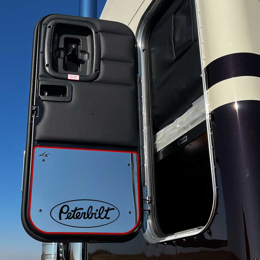 Peterbilt 589 Peterbilt Logo Sleeper Door Accent Plate