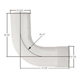 5" Kenworth T600, T800, W900 90 Degree Aluminized Elbow, OEM K180-8047