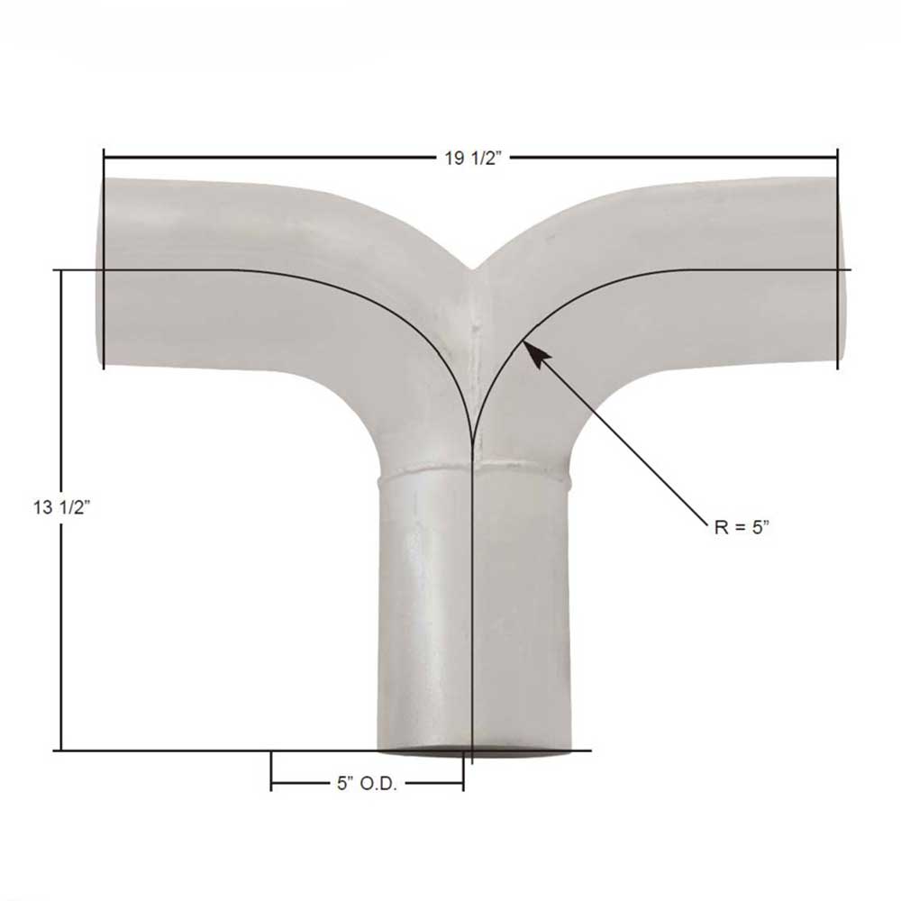 5"OD Kenworth Aerocab Y Divider, K180-18613