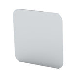 4" x 4" Flat 430 Stainless Steel Tape Mount Permit Panel