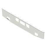16" FL 122 SD Coronado Tapered Chrome Bumper with Light, Step and Tow Holes