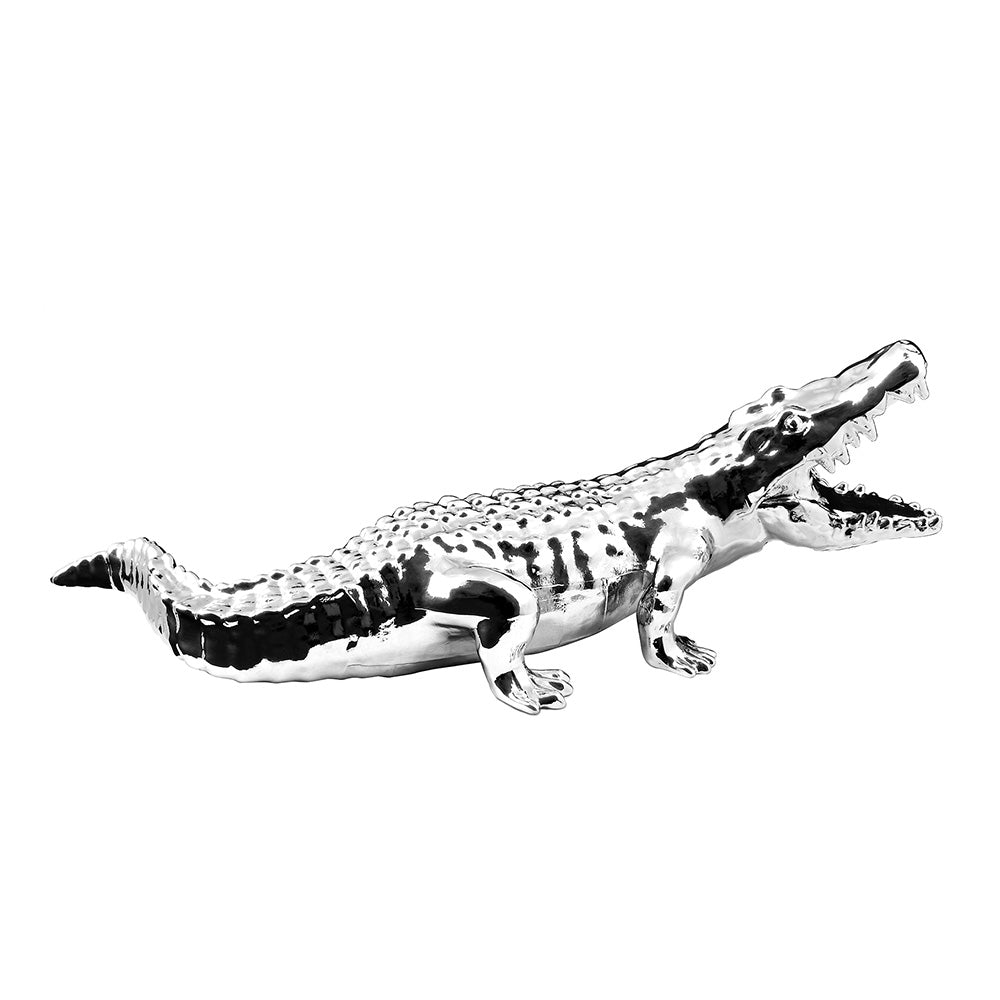 Chrome Wild Alligator Hood Ornament