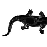 Black Powder Coated Wild Alligator Hood Ornament