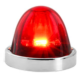 3.5" Super Star Watermelon LED Light – Surface Mount, Sealed Glass Lens, SS Bezel
