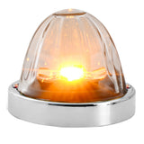 3.5" Super Star Watermelon LED Light – Surface Mount, Sealed Glass Lens, SS Bezel