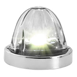 3.5" Super Star Watermelon LED Light – Surface Mount, Sealed Glass Lens, SS Bezel