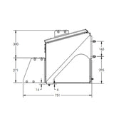 18" Hard Coated Saddle Box