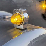 Kenworth Logo Shaped Stainless Steel Turn Signal Standard Watermelon LED Lights