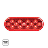 6" Oval Double Fury 13 LED Light