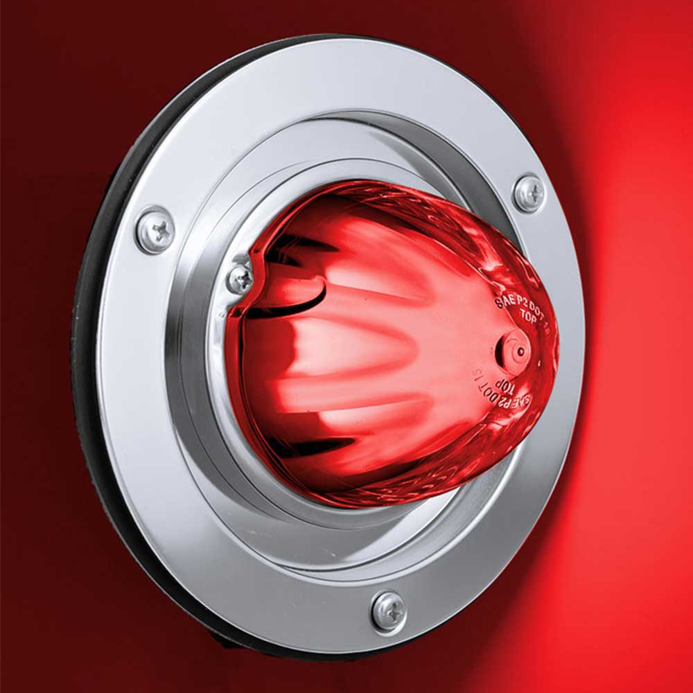 GloLight 9 LED Dual Function Watermelon with SS Bezel Sleeper Bunk Kit