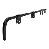 Black Straight Mud Flap Hangers with Mounting Hardware