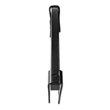 Black Angled Mud Flap Hangers with Mounting Hardware