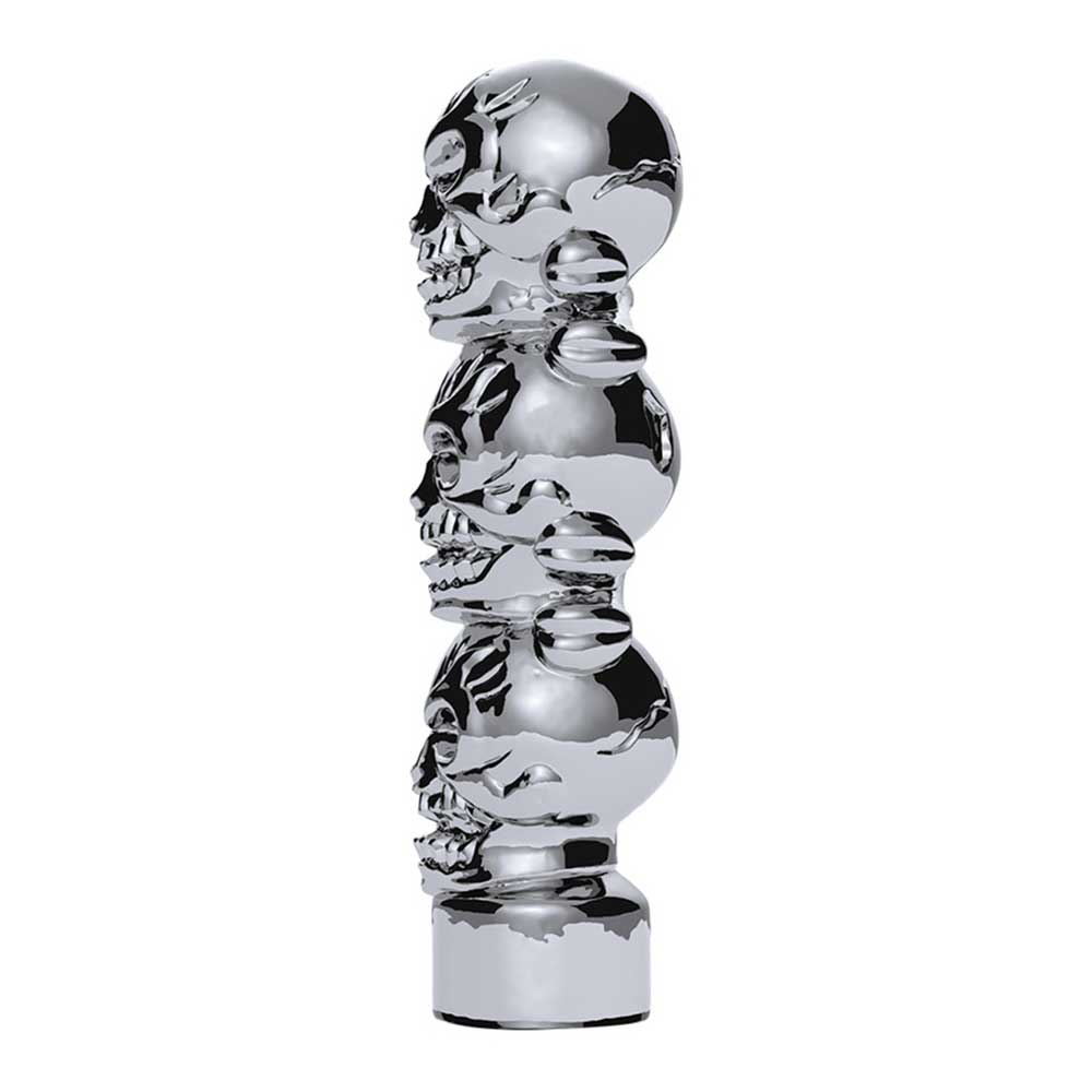 Three Skull Chrome Shift Knob 1/2"-13 Thread On