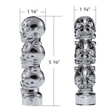 Three Skull Chrome Shift Knob 1/2"-13 Thread On