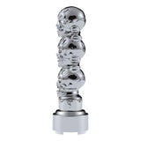 Three Skull Chrome Shift Knob with Eaton Fuller 9/10 Speed Adapter