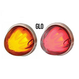 Kenworth Logo Shaped Stainless Steel Turn Signal GLO Watermelon LED Lights