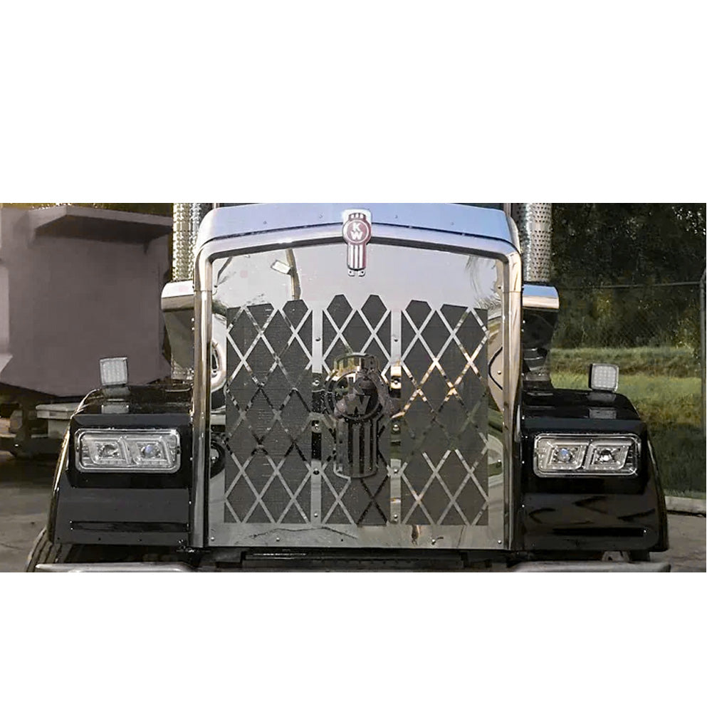 W00B Diamond Grill W/logo, close-up