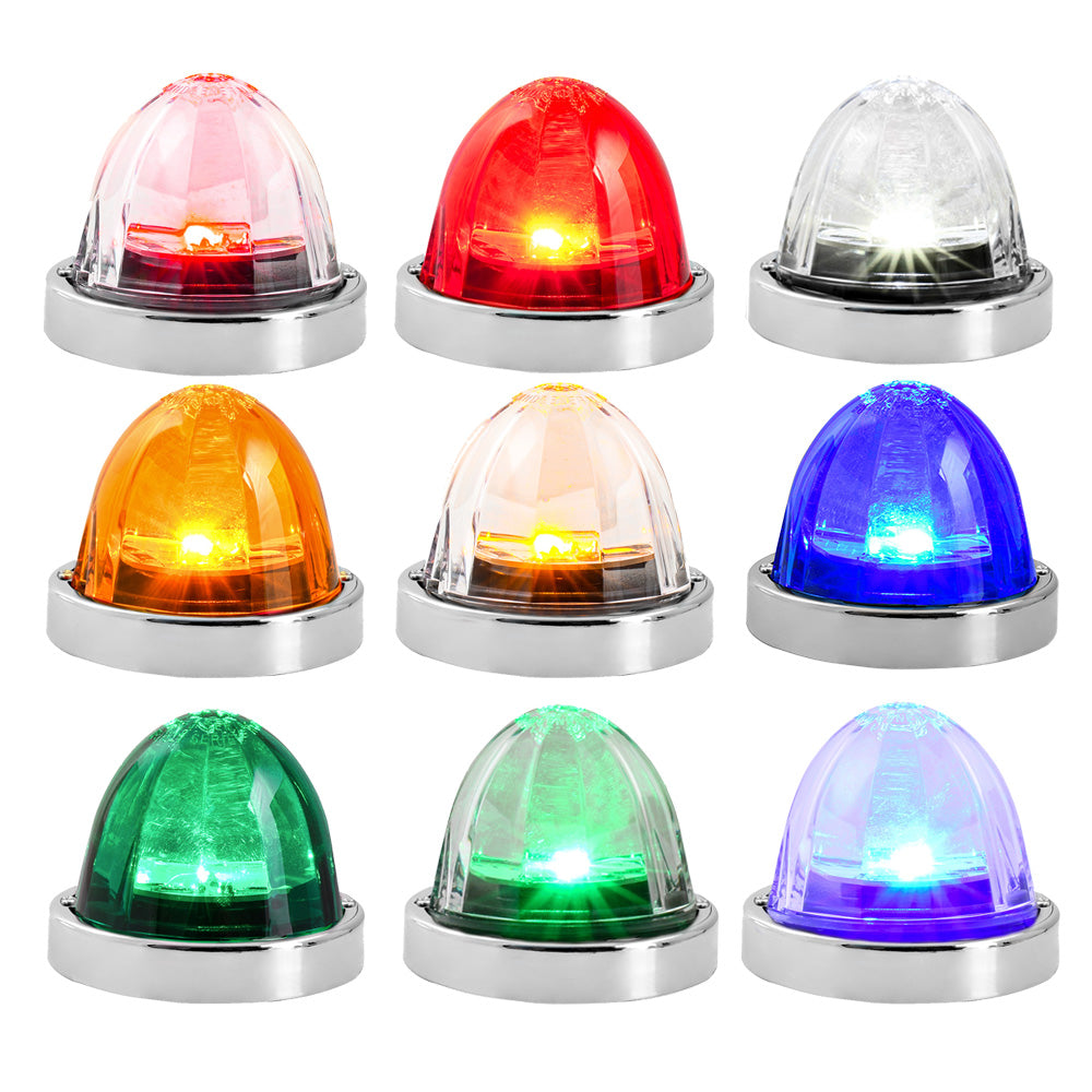 3.5" Super Star Watermelon Surface Mounted Sealed LED Light with SS Bezel